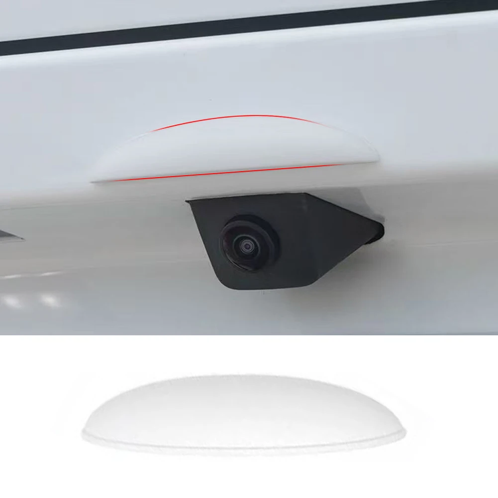 1/2PCS Car Rear Camera Rain Cover Waterproof Rear View Auto Camera Shield Protective Sticker Car Reverse Camera Rain Shade Cover