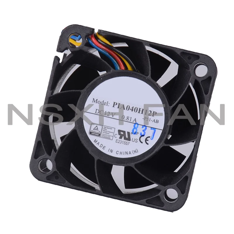 PIA040H12P 4028 12V Double Ball High Speed 4cm Computer Cabinet Power Supply PWM Fan