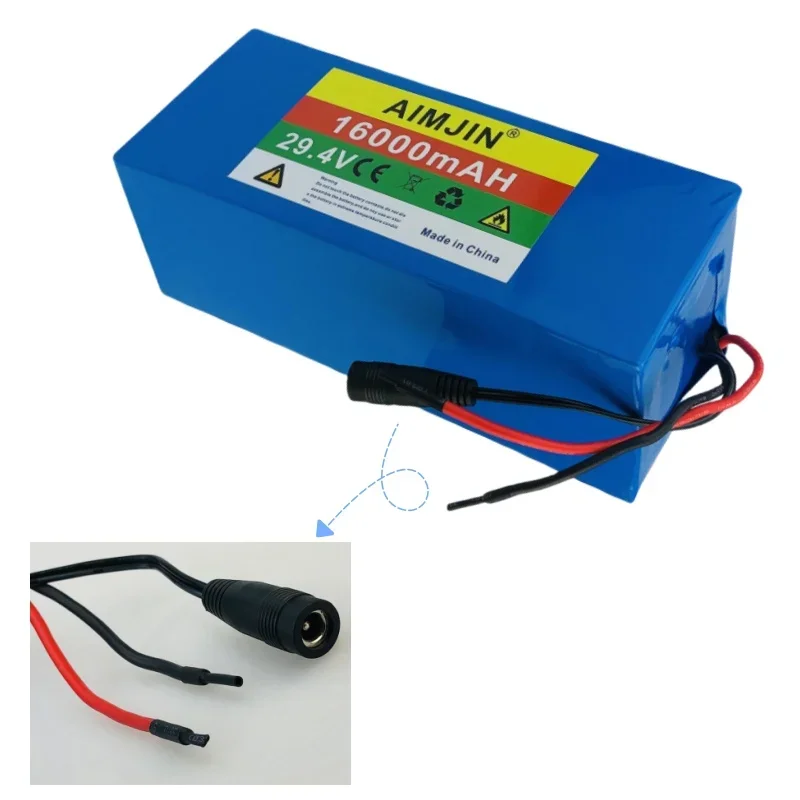 7S5P 24V 16Ah بطارية حزمة 1000W 29.4V 16000mAh بطارية ليثيوم للكرسي المتحرك الكهربائية