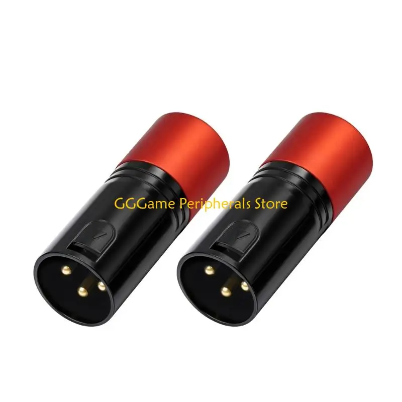 U55B Metal DMX512 Terminators Plug 2 Piece for Lighting Line End Use