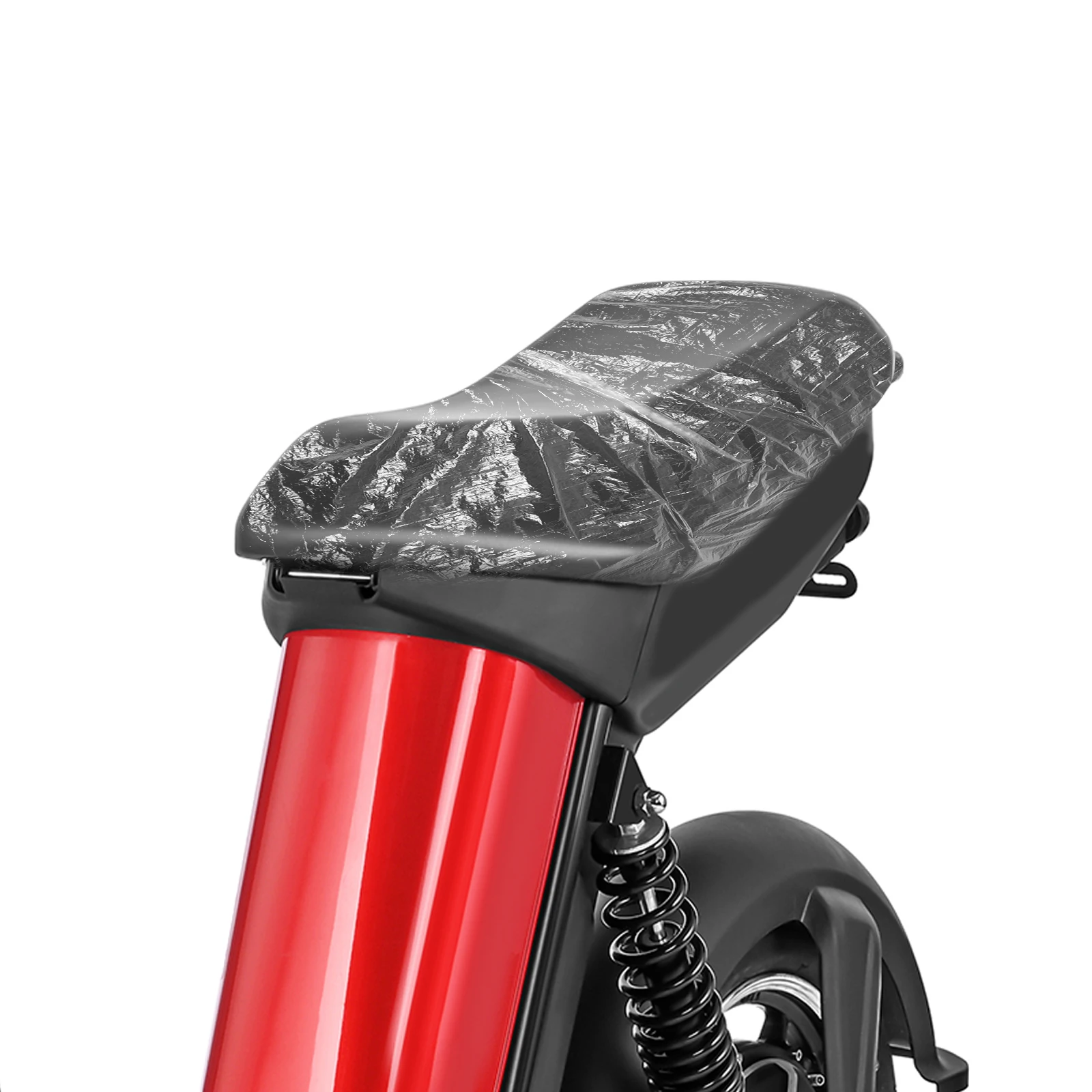 

Rainproof Scooter Seat Cover Plastic Cushion Protector Electric Bike Moped Anti Dust Wear Resistant Fits Most Models Outdoor Use