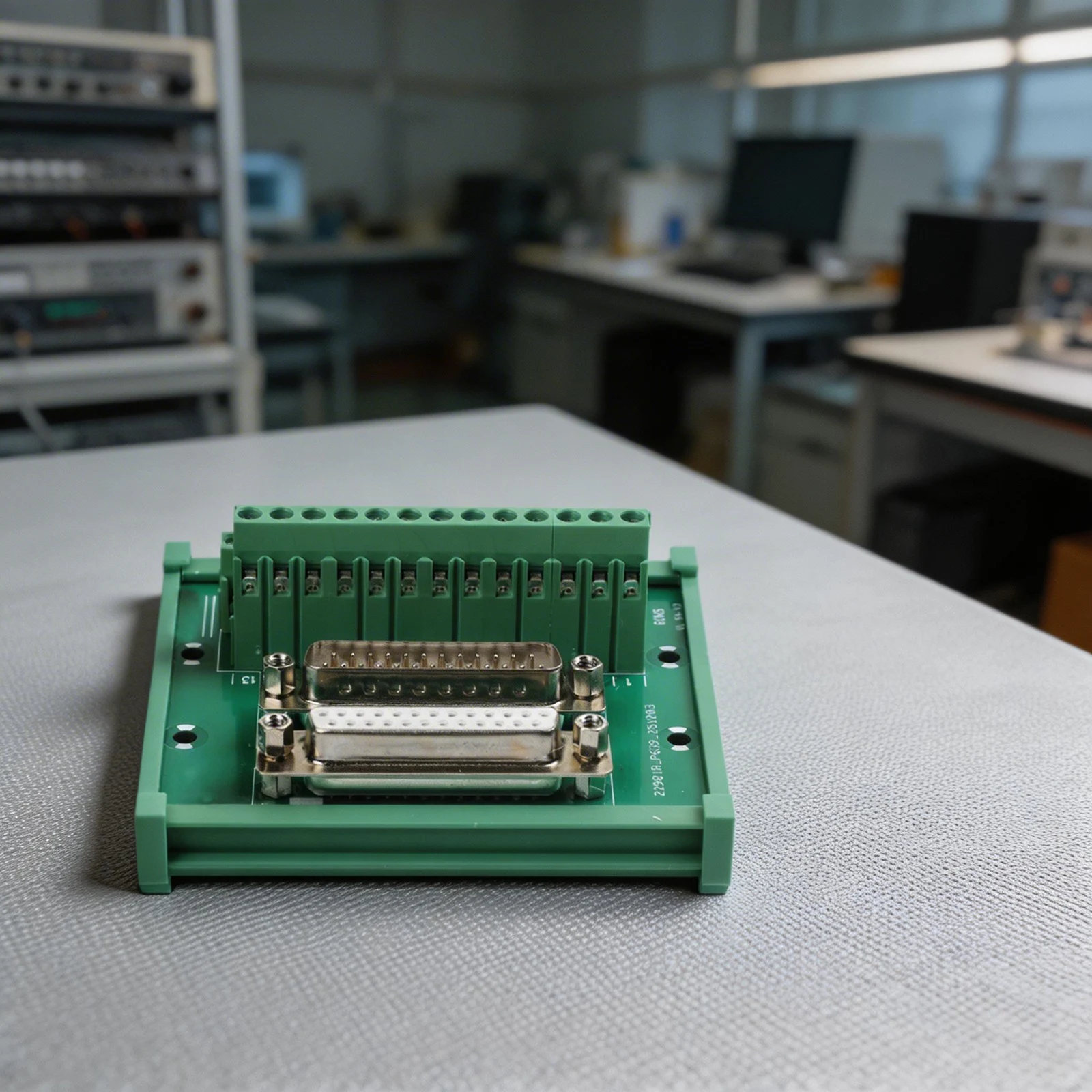 Electrical Connection Module DB25 Terminal Block For Electrical Integration FR-4 Fiberglass PCB Industrial Applications As Shown