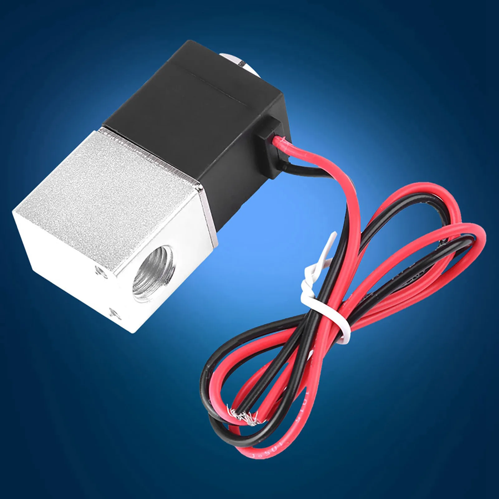 

12V 1/4" 2 Way Normally Closed Pneumatic Aluminum Electric Solenoid Air Valve Solenoid Air Valve Electric Solenoid Air Valve