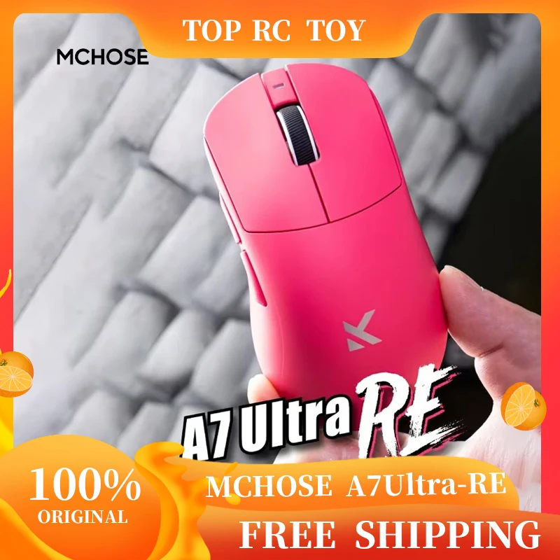 

MCHOSE A7 Ultra RE Gaming Mouse High Precision Pixart3950 Sensor 42000DPI Accurate Tracking 8K Performance Computer Gaming Mice