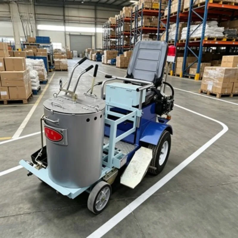 

Reliable borum road marking machine automatic hot-melted marking machine car park space road line marking equipment