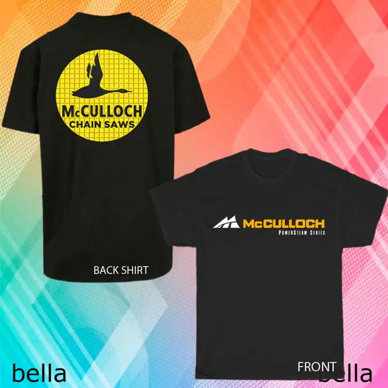 

Новая футболка с логотипом бензопилы mcculloch, забавный размер от S до 5XL