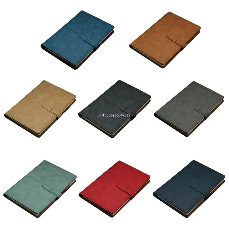 Retro Leather Notebook Journal Planner Notepad with Ribbon Pen Holder Dropship