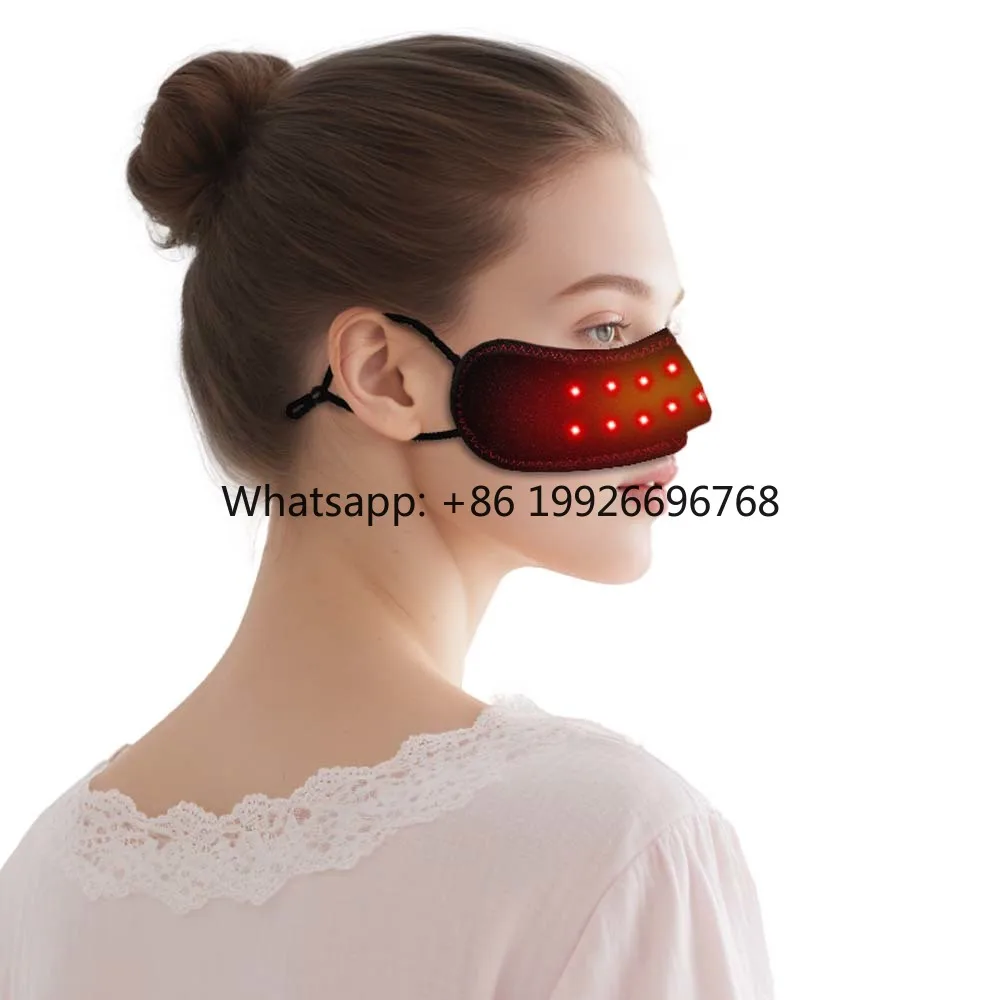 

USB перезаряжаемая 16-светодиодная маска для терапии красным светом