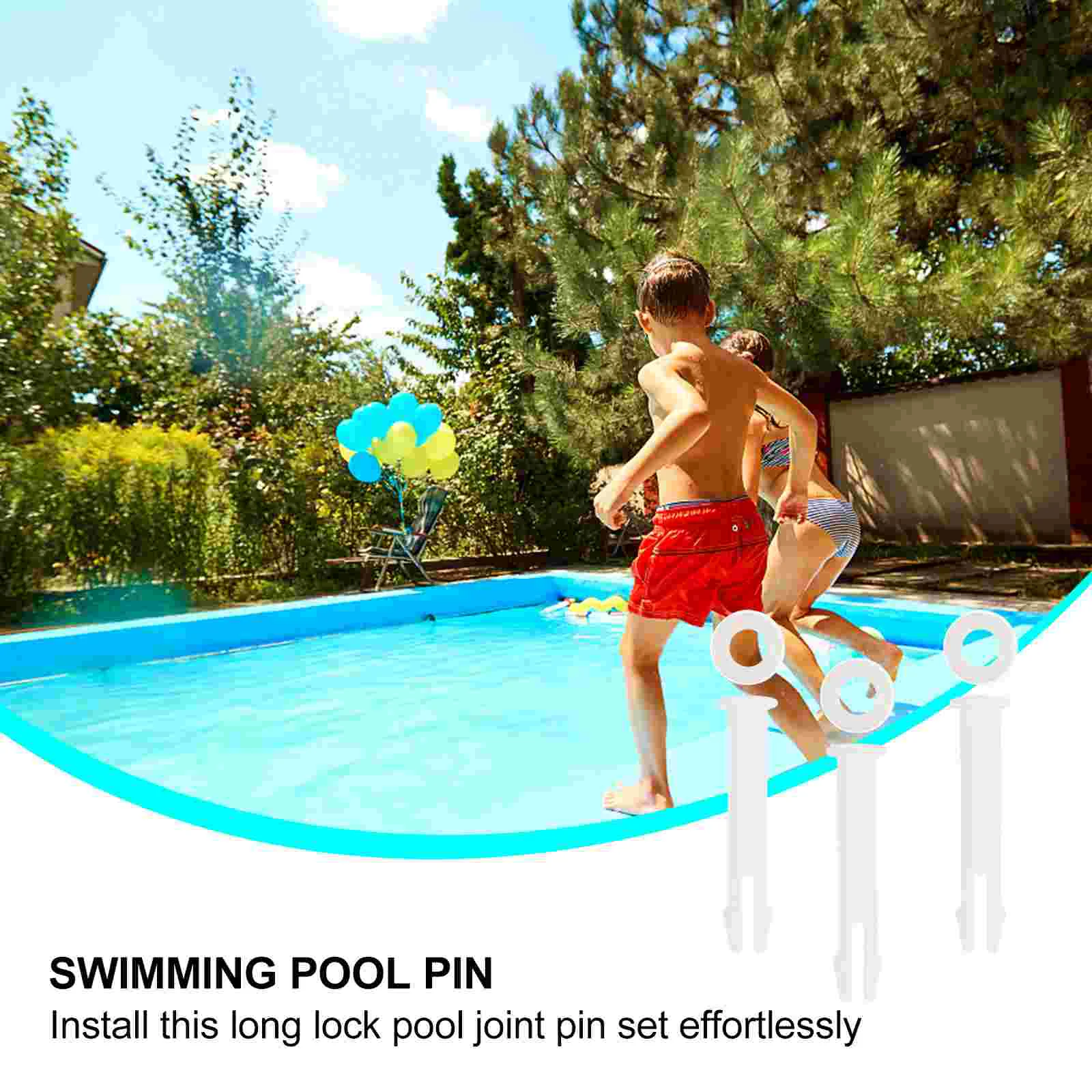 12pcs Swimming Pool Accessories Pool Joint Pin Swimming Pool Adapter Pin plastic pool joint pin pool joint pin parts