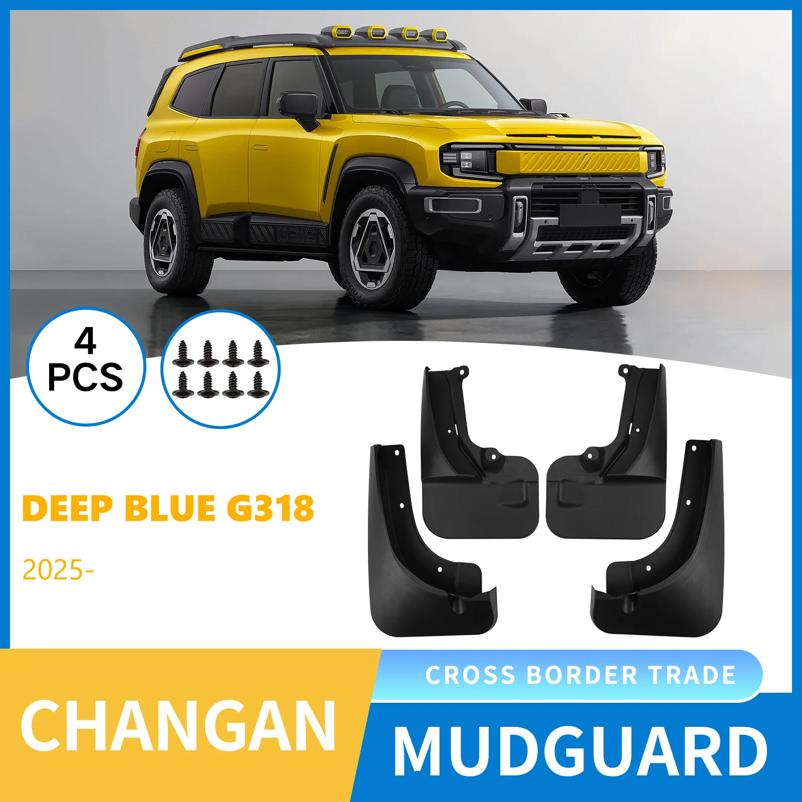 

Fenders suitable for Changan Deep Blue G318 2025 car mudguard exterior decoration