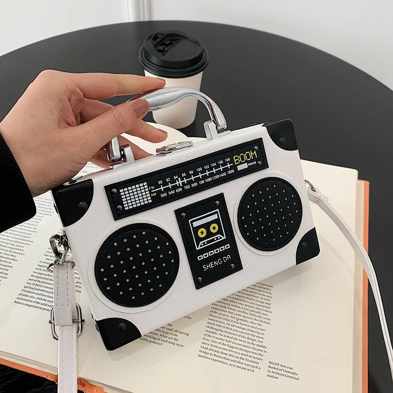 

Radio Women's Crossbody Shoulder Handbag Gift for Girls Fashionable Purses Bag