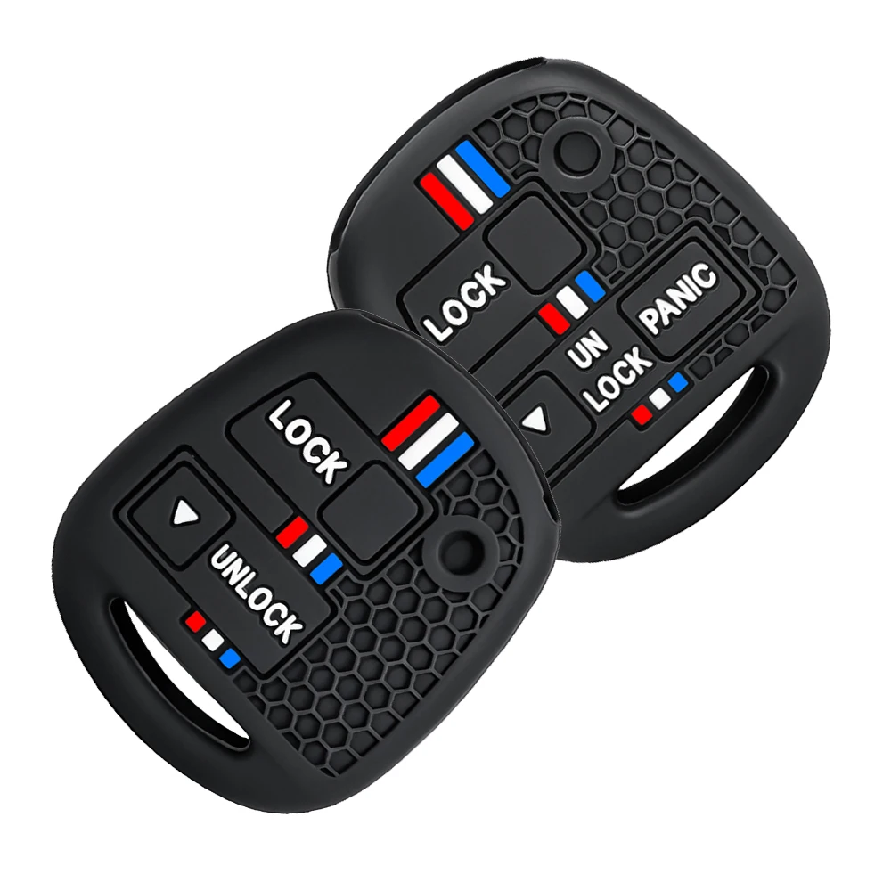 Silicone Car Key Cover for Lexus RX 330 Is200 For Toyota RAV4 Land Cruiser 120 Prado Corolla Land Cruiser Avensis Yaris Camry