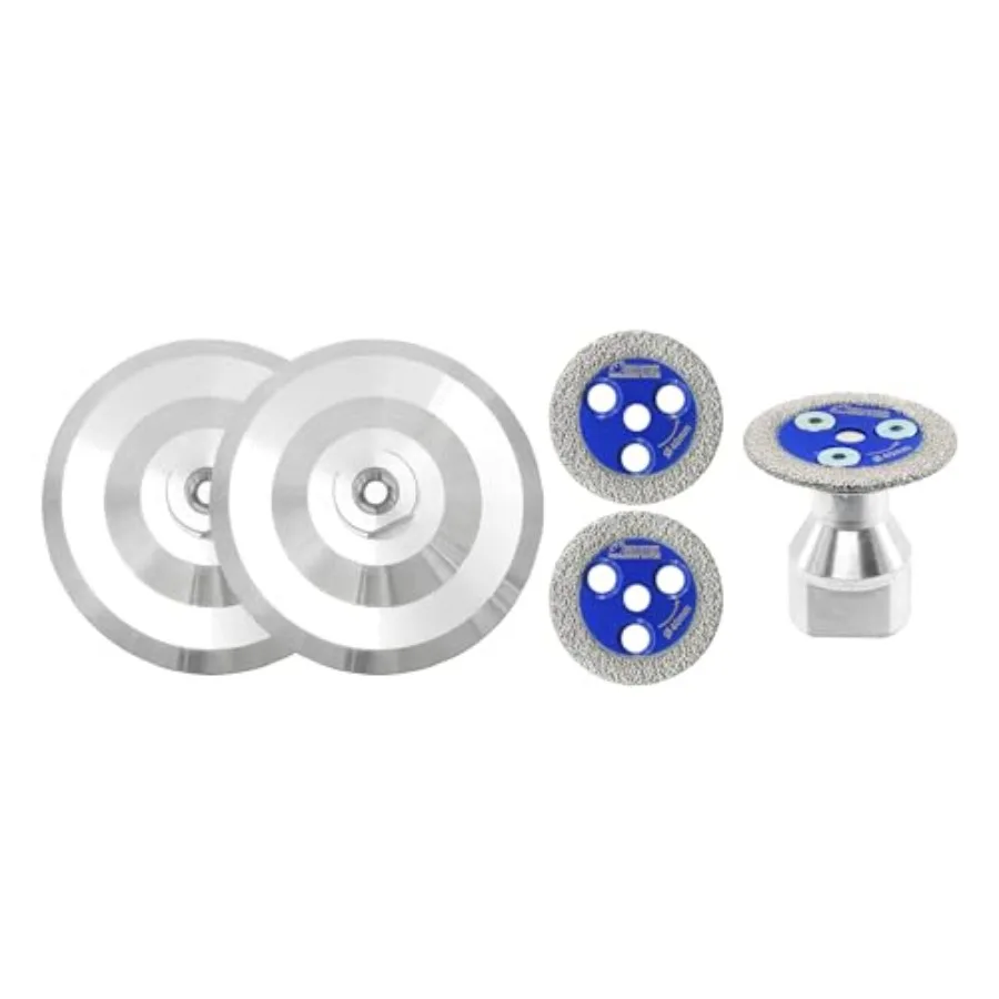 

5 Inch Backer Pad or Backing pad of Aluminum Body with 5/8-Inch-11 Thread for Diamond Pads 2-Pack