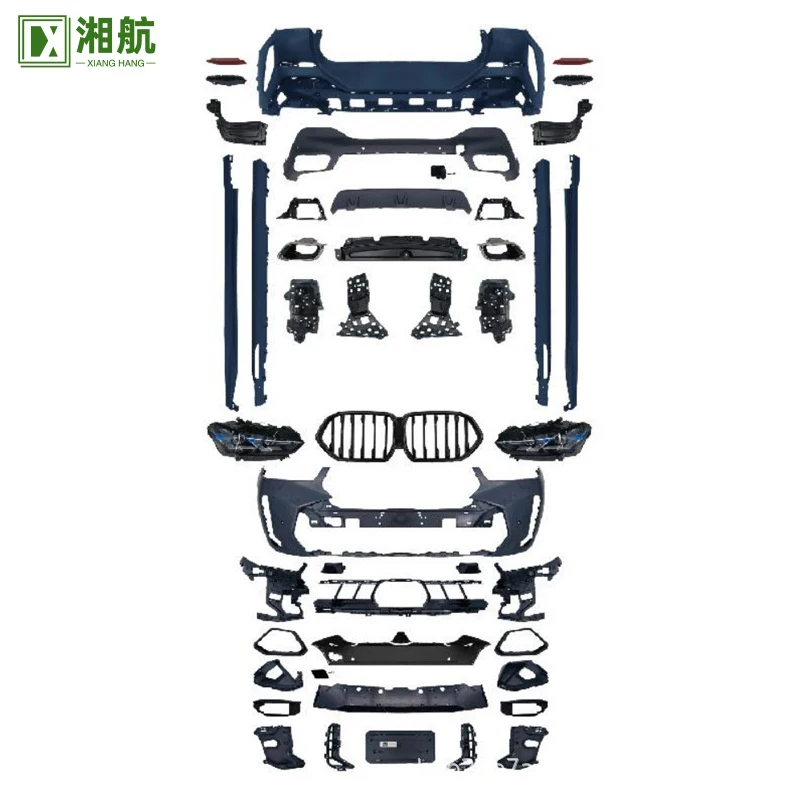 Suitable for BMW X6 G06 old-to-new MT kit, 20-22 models upgraded to 23+ sport modification front and rear bumpers, wholesale
