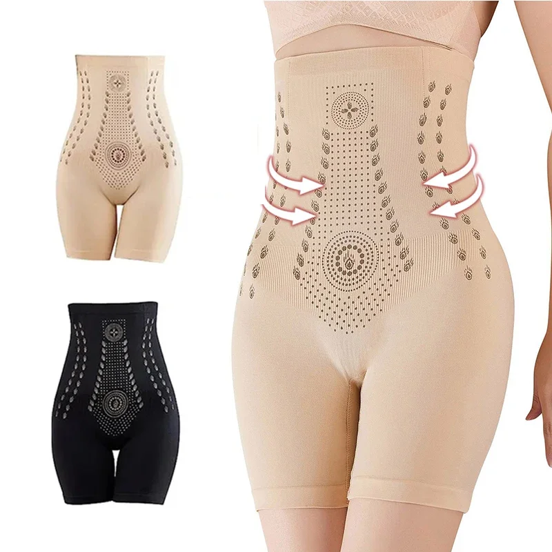 

New Unique Fiber Restoration Tummy Control Shapewear Thigh Slimming High Waist Trainer Underwear For Women Body Shaper Panties