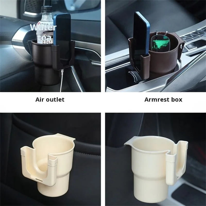 Car water cup holder Car thermal water bottle fixed seat car to store car outlet cup holder door beverage rack auto parts