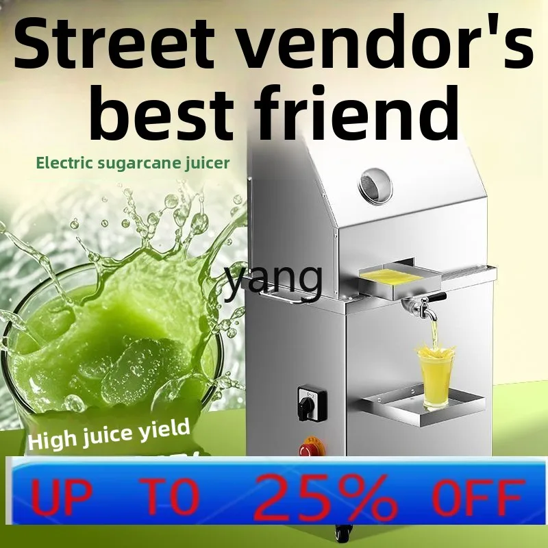 

YJQ commercial electric sugarcane juicing machine stainless steel automatic desktop sugarcane machine