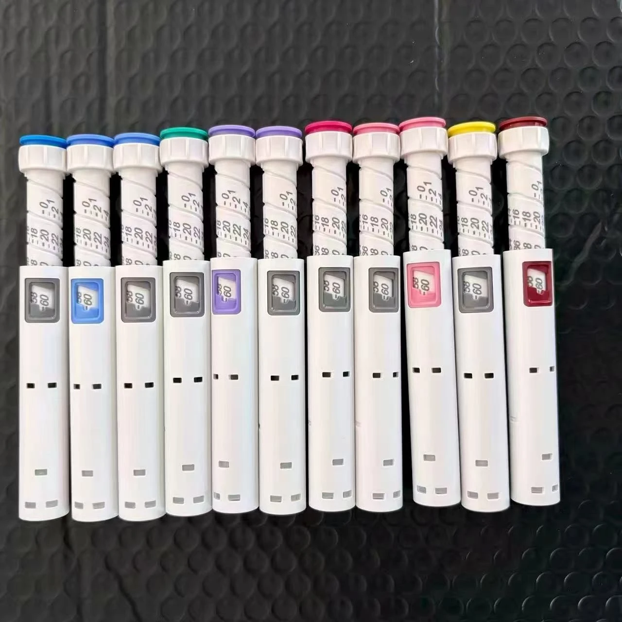 5-10Pack Color Optioal Disposable Injection Pen Magic Pen 60U insulin Syringe Tattoo Handle Pen Fitting with 3ml Glass Vial