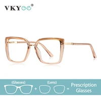 VICKY, nuevo diseño de moda, gafas de lectura cuadradas geométricas con montura grande para mujer, gafas de lectura con luz azul, prescripción personalizable PFD2224