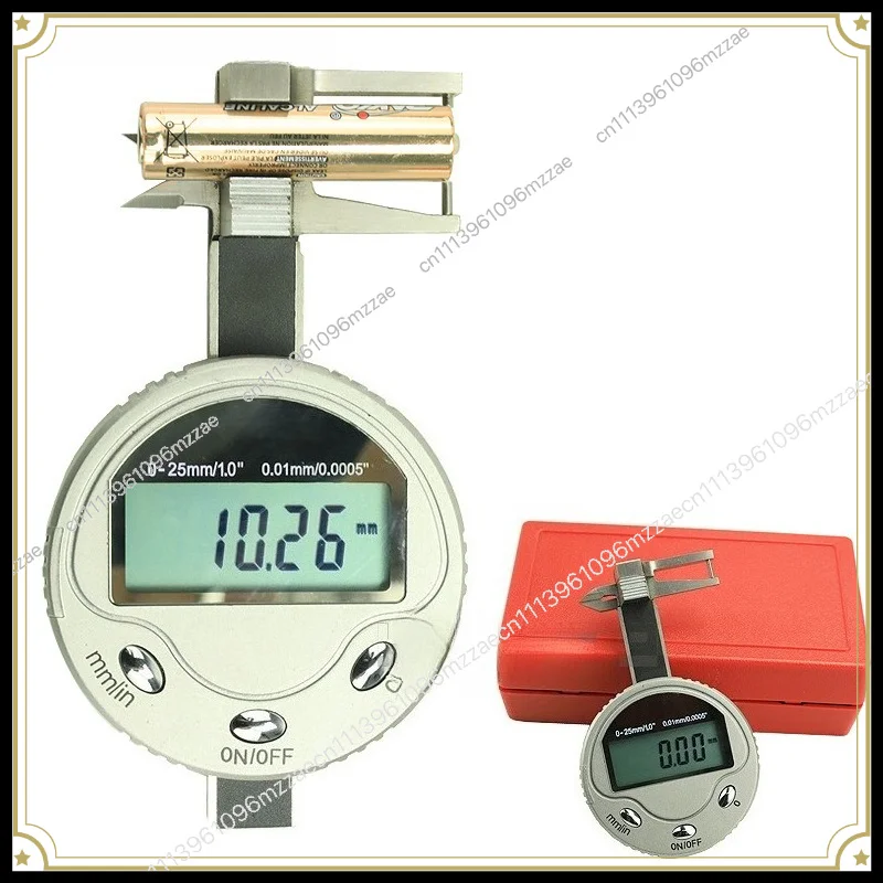 

0-25Mm Round Three-purpose Graphics Card Gauge, Digital Thickness Gauge, Gem Precision Measuring Tool
