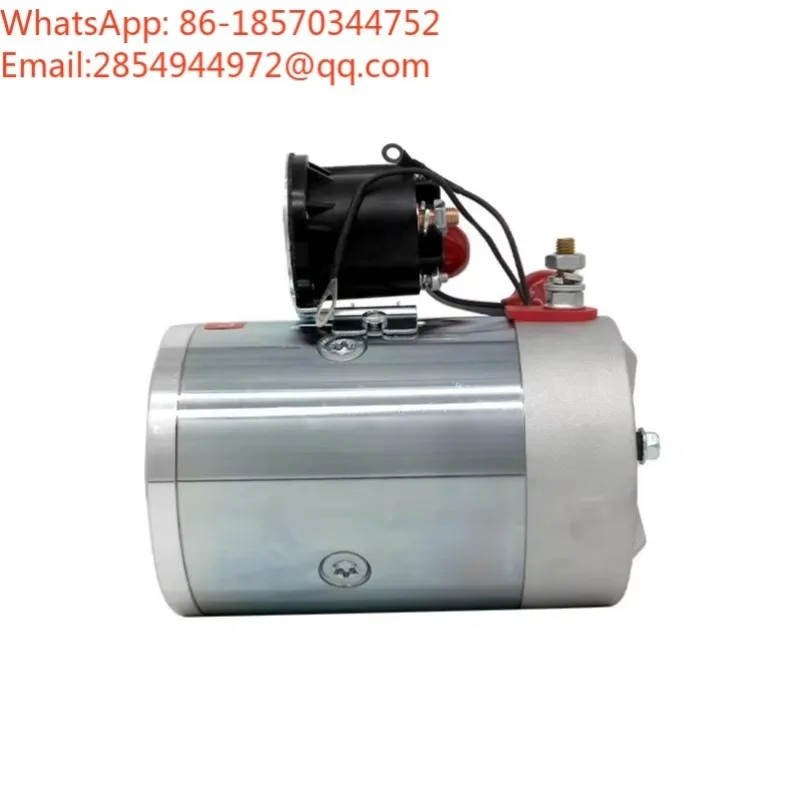 24V Truck Tailboard High-power DC Brush Motor, All Copper Wire Winding, Truck Tailboard Hydraulic Power Unit Motor Accessories