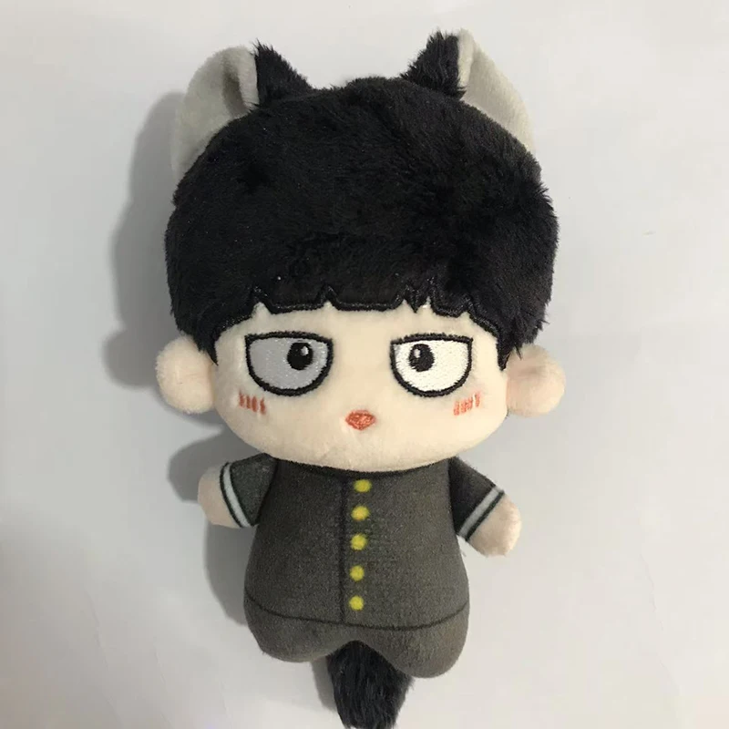 Anime Mob Psycho 100 Pluche Pop Speelgoed Kageyama Shigeo Reigen Arataka Sleutelhanger Kleine Kuiltje Tas Hanger Gevulde Knuffels Gift 10 CM