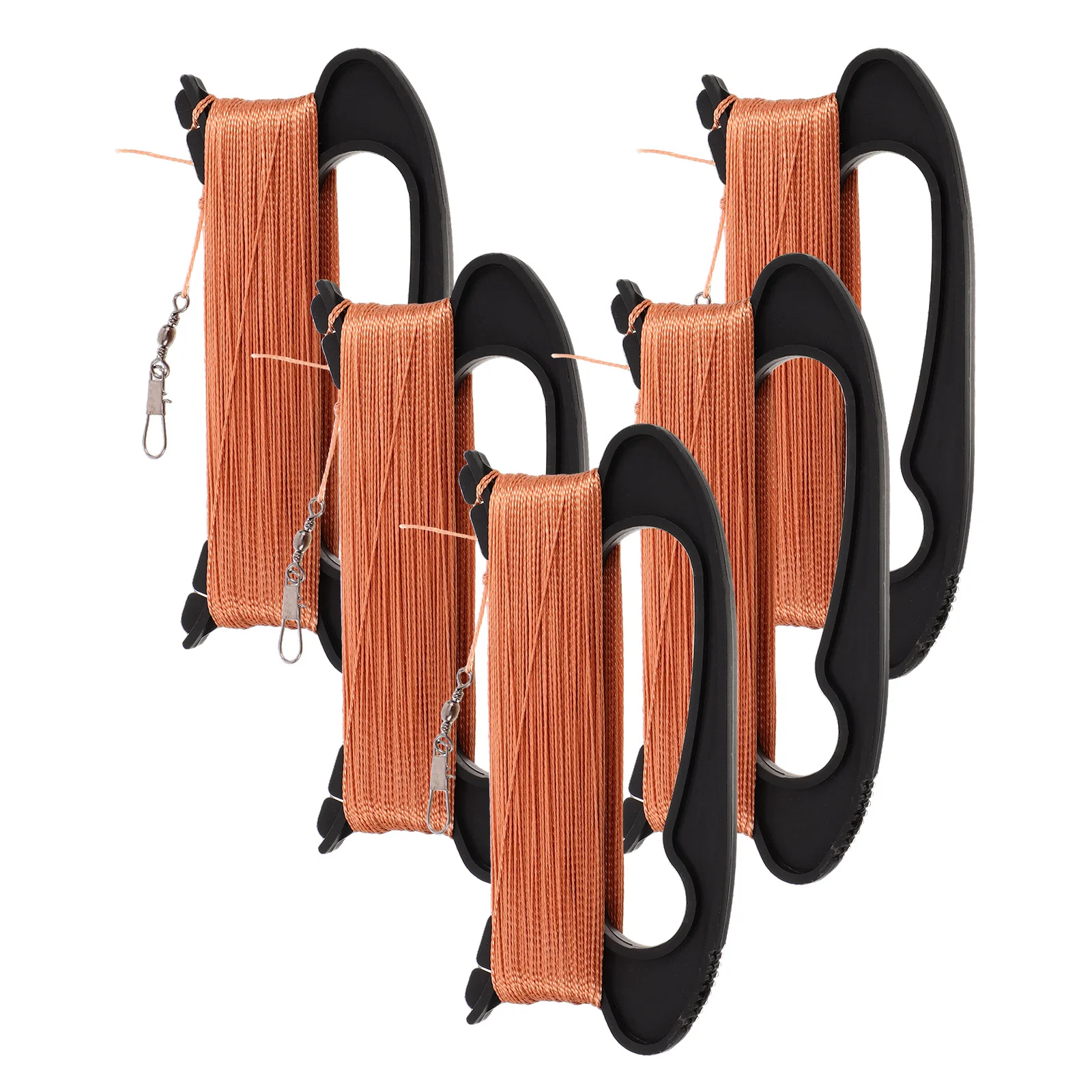 

5pcs Reel Compact Durable Outdoor String Spool Handle With Quick Connect Clips Grooved Design For Flying Activities