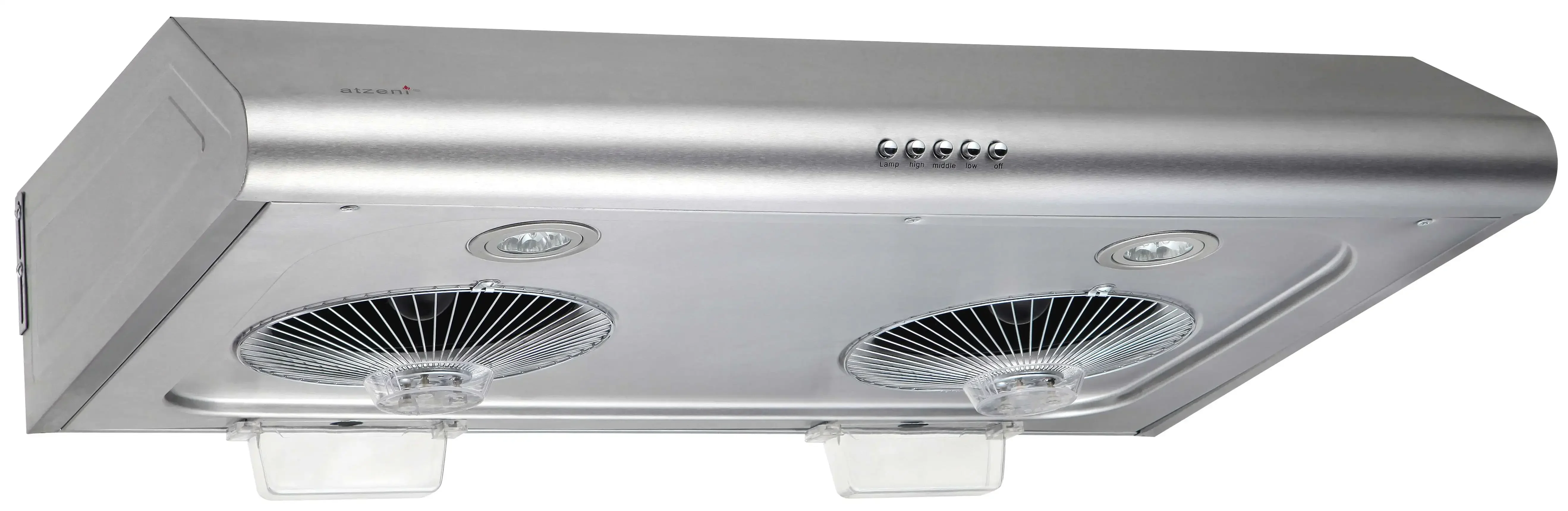 High Efficiency Food Trailer Built-in Ventilating Fan Exhaust Range Hoods