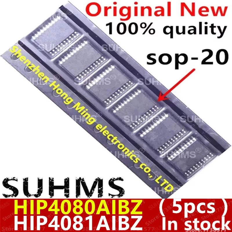 (5piece)100% New HIP4080 HIP4080AIB HIP4080AIBZ HIP4081AIBZ HIP4081 sop-20