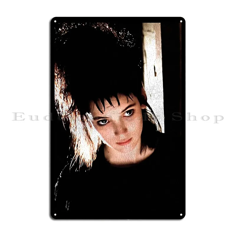 Lydia Deetz Metal Sign Poster Plates Classic Club Cinema Printed Tin Sign Poster