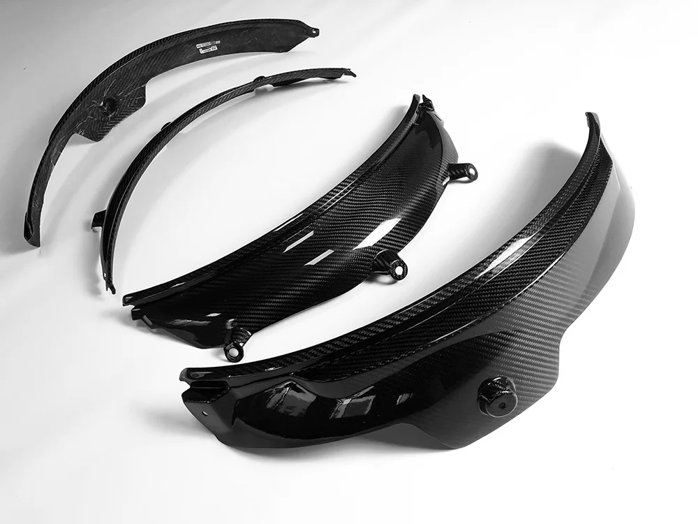 Droge Koolstofvezel Auto Side Spats Wielkast Trim Voor Bmw 3 Serie M3 G80 G81 2021 + FRP Wiel Spatbord covers Body Kits 4 Stuks