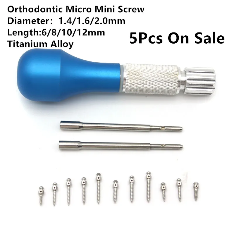 

Mini Implant Dental Orthodontic Micro Implants Mini Screw Self-Taping Spring Anchor Wrench Screwdrivers