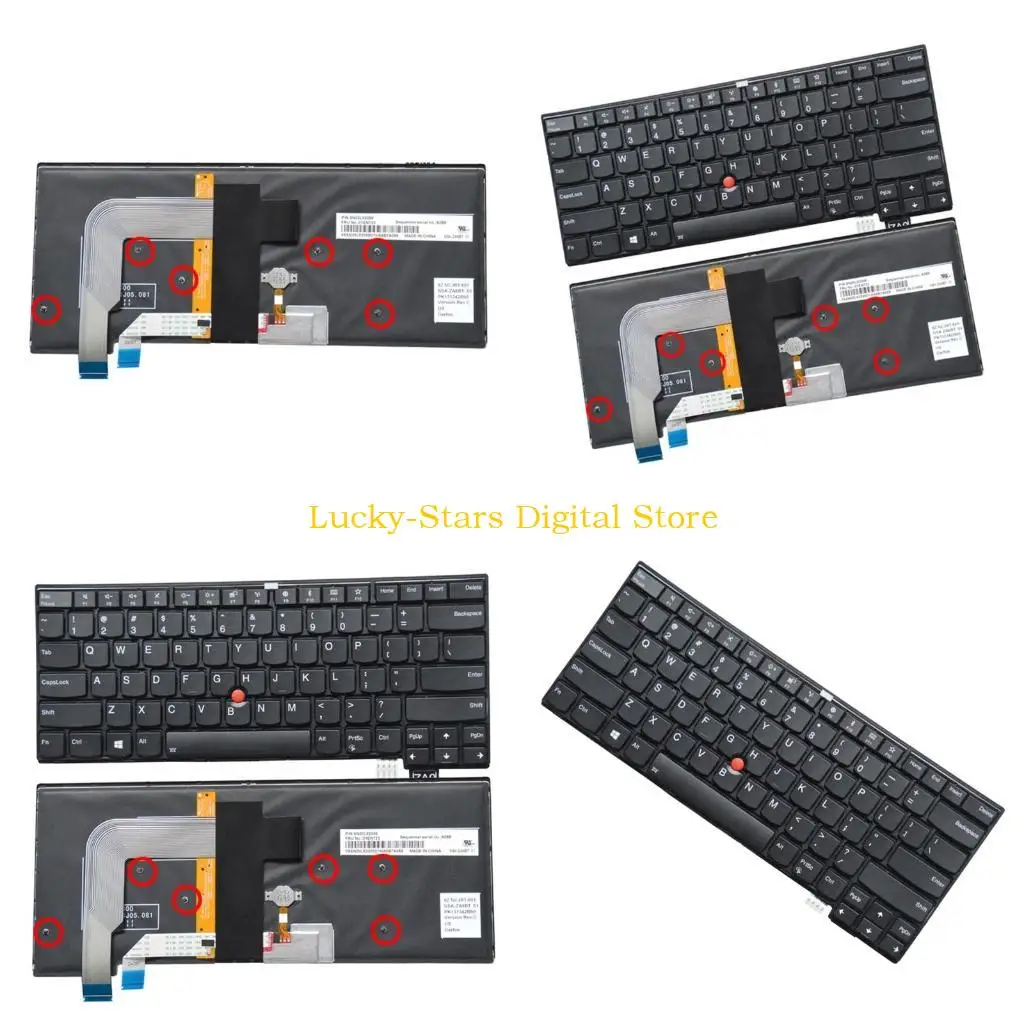 

T3EE US Black English Laptop Keyboard for ThinkPad 13 2nd New (2nd) T460s T460p