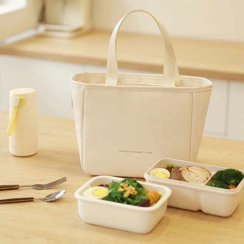 Waterproof Lunch Bags Women Bento Thermal Handbag Picnic Fresh Keeping Container Office Worker Food Insulated Pouch Loncheras