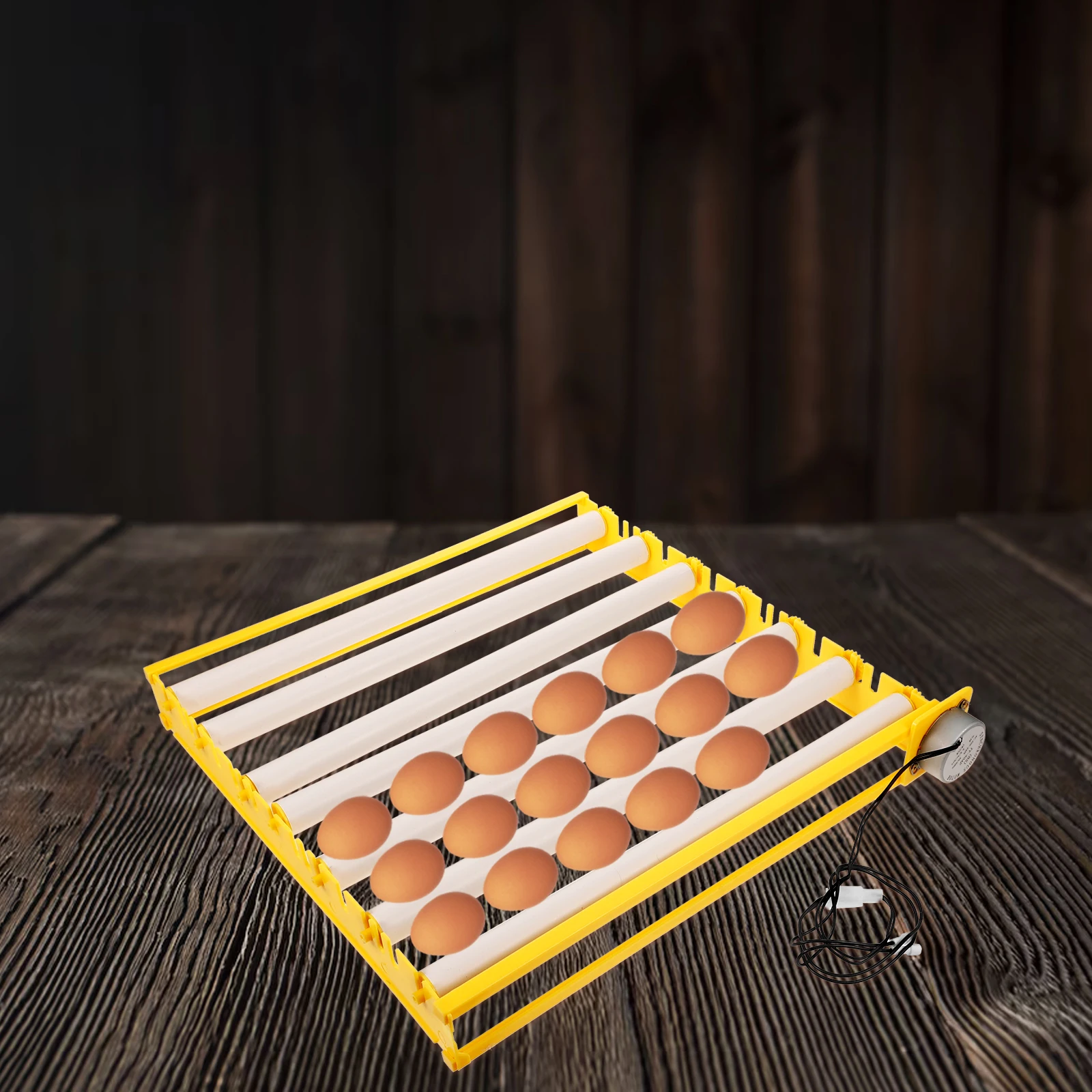 

Automatic Egg Turner Tray For Incubator Smooth Surface Durable Chicken Duck Quail Bird Eggs Hatching Replacement