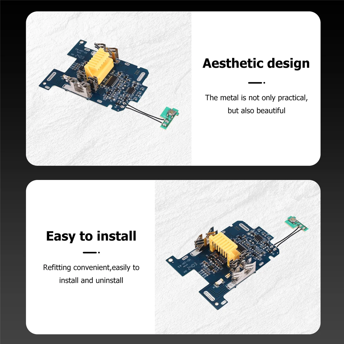10 ชิ้น BL1830 Li - Ion แบตเตอรี่ PCB ชาร์จป้องกันสําหรับ 18 โวลต์เครื่องมือ BL1815 BL1860 LXT400 Bl1850