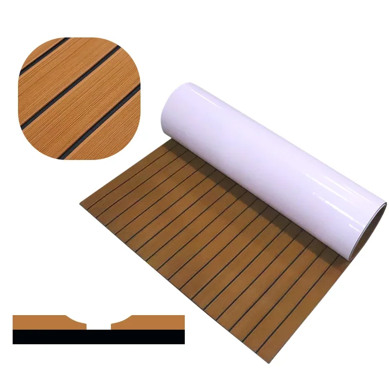 2400*600*5mm EVA Foam Boat Decking Sheet for Yacht Swimming Pool Motorcycle Kayak Comfortable Flooring Pads Marine Accessories