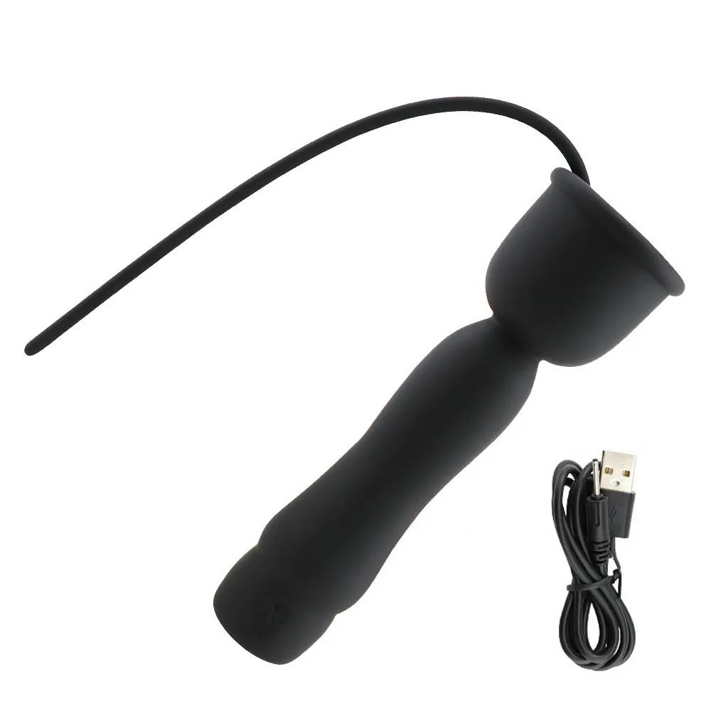 موسع الإحليل لعبة استثارة القضيب الحصان العين قضيب تهتز قسطرة الإحليل الصوت هزاز القضيب إدراج حشفة التدريب لعبة الجنس للرجال #5