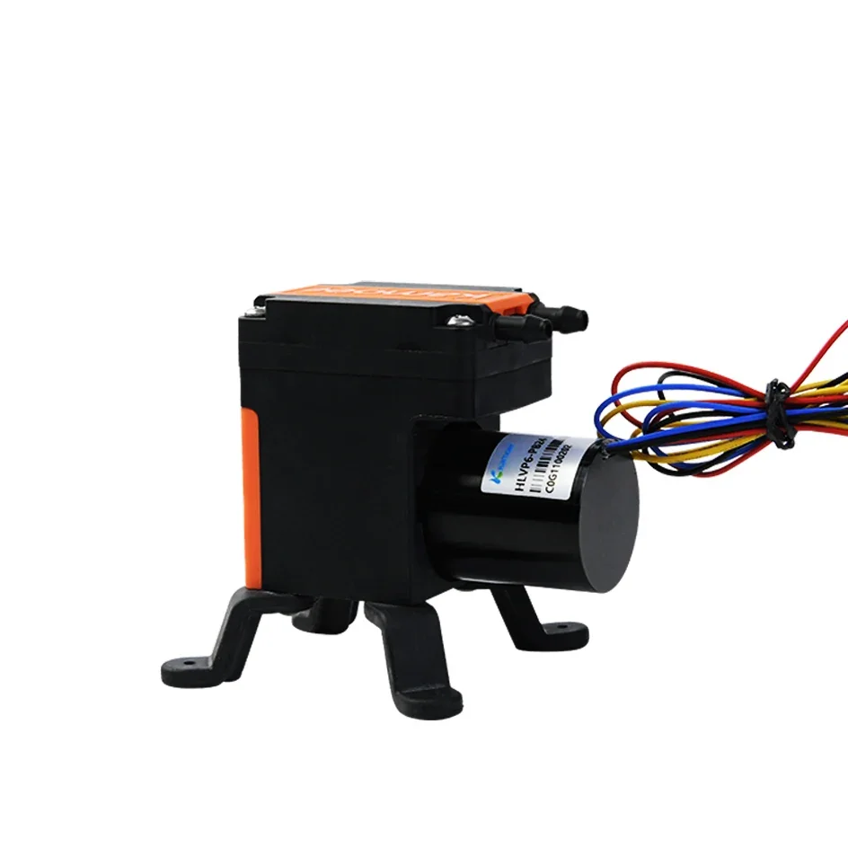 HLVP6 12V 24V high pressure air compressor pump industrial electric diaphragm vacuum air pump brush motor chemical resistance