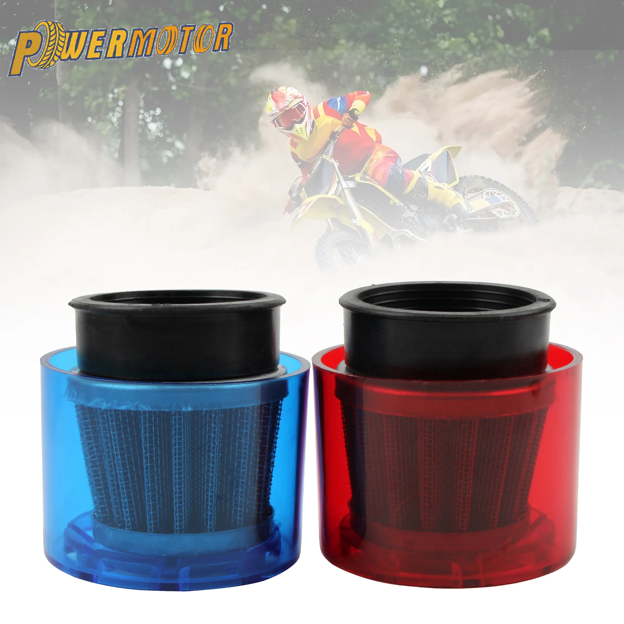 

Motorcycle Splash Proof Air Filter 28 32 35 38 42 47mm Universal Motorbike Pit Dirt Bike ATV Waterproof Air Filter 50cc-250cc