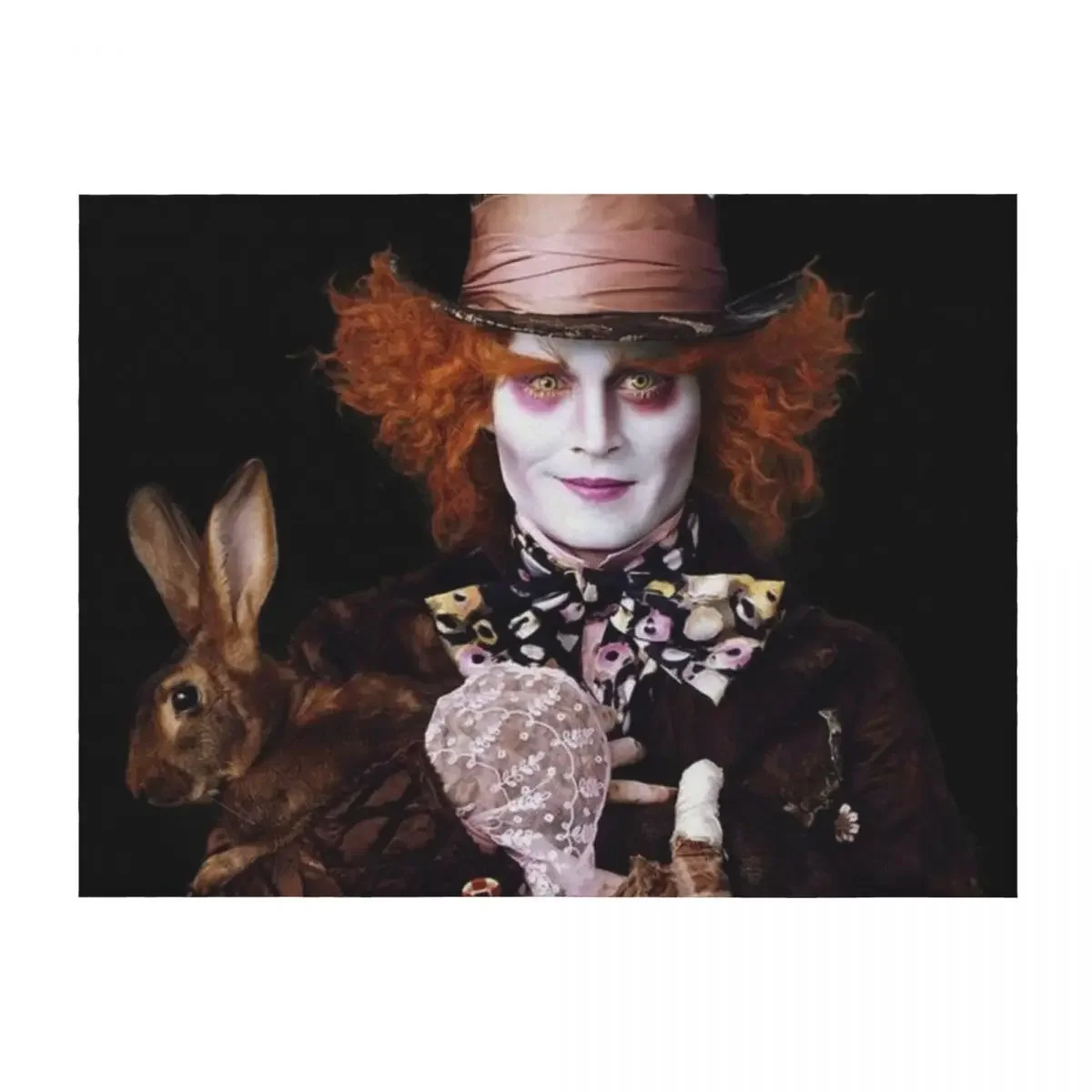 

mad hatter Throw Blanket Flannels cosplay anime Furrys Plush Blankets