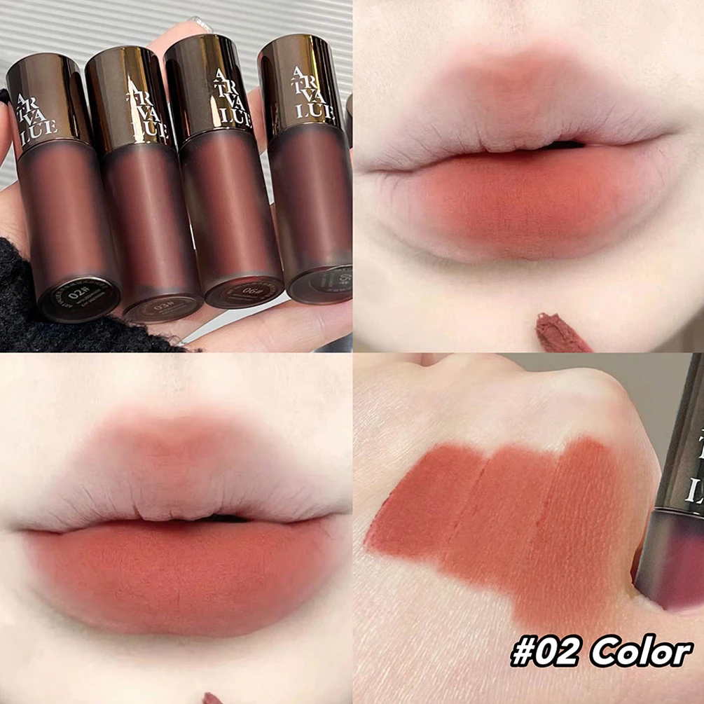 Matte Velvet Liquid Lipstick Lasting Lipgloss Tint Waterproof Sexy Red Orange Lips Makeup For Women Lip Glaze Korean Cosmetics