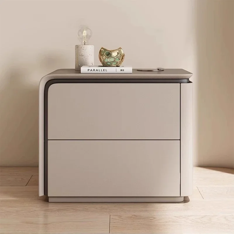 

Nightstand Wind Solid Wood Board Bedside Table Bedside Tables Nightstands Bedroom Furniture Storage Locker Chest Of Drawers