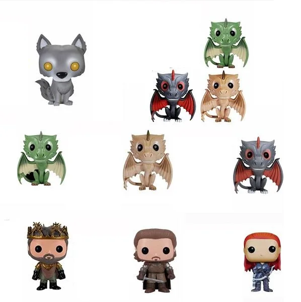 Funko Pop Spiel JON von Thrones SCHNEE DAENERYS GRAU WIND RENLY YGRITTE ROBB STARK Figur Spielzeug Sammlung Modell Spielzeug Geschenk