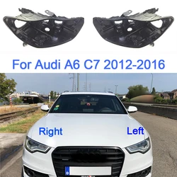 For Audi A6 C7 2012 2013 2014 2015 2016 Headlight Base Cover Headlamp Rear Shell Car Accessories Lampshade Bottom Shell