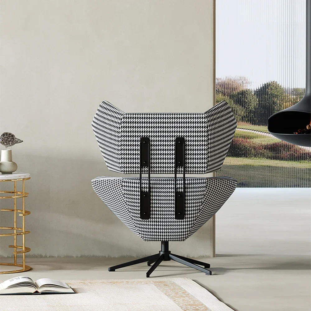 Modern new living room accent chairs single sofa chair rotating chairs for home bedroom furniture price image 3