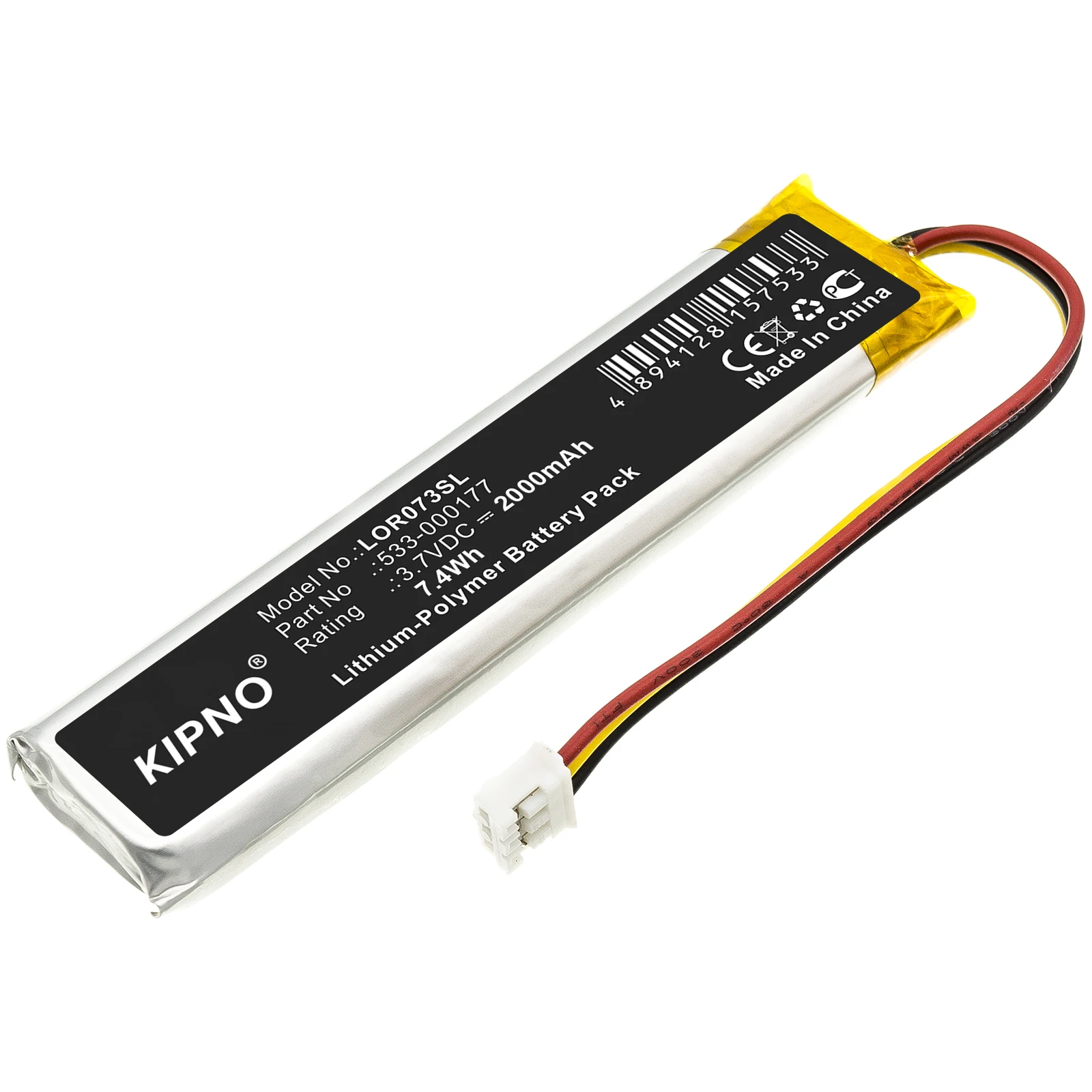

KIPNO 2000mAh 3.7V Keyboard Battery for Logitech MX KEYS YR0073 Compatible with 533-000177