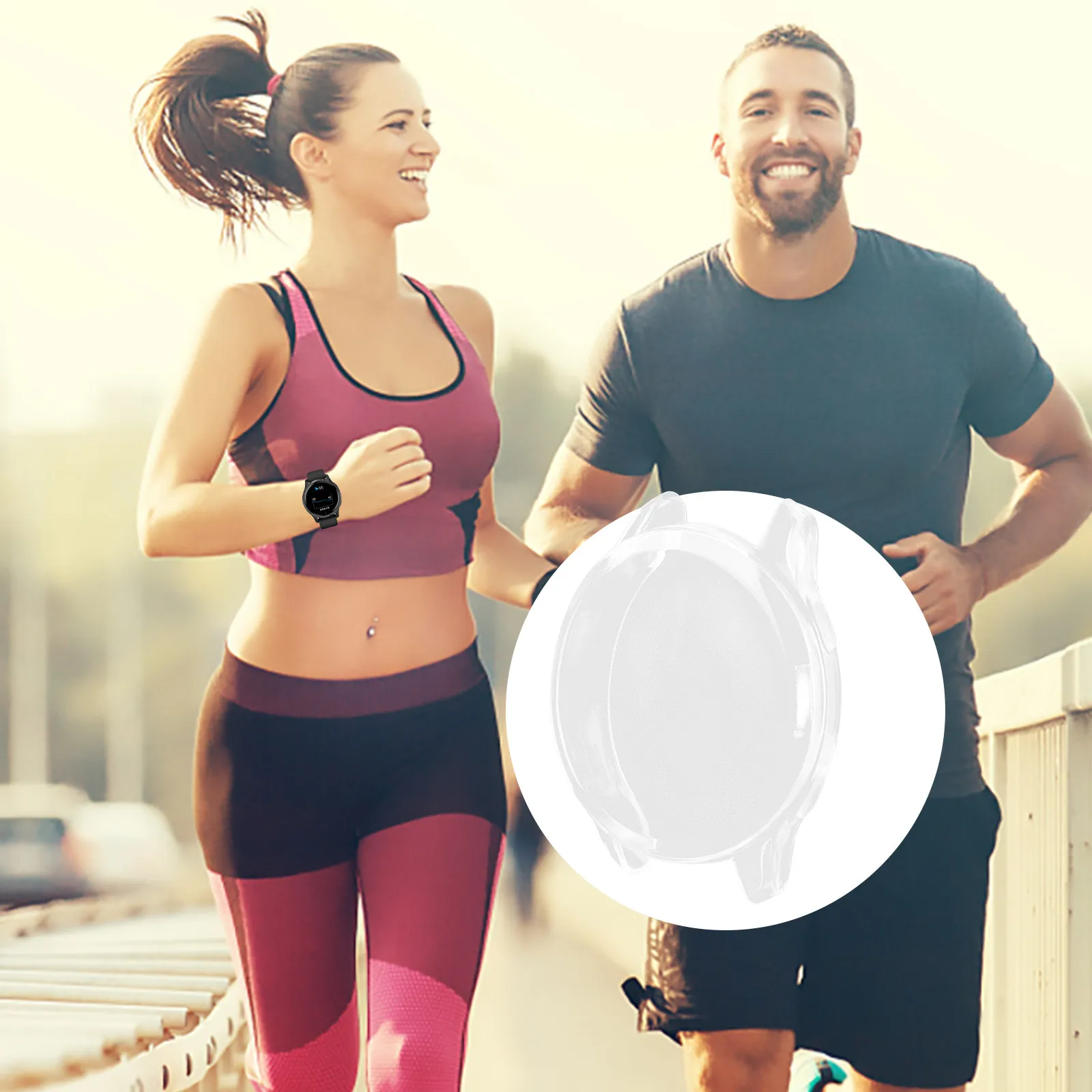 

3Pcs Watch Protective Case Anti-Scratch Tpu Cover for Smart Watch Side and Corner Protection Easy Fit Slide on No Remove Band