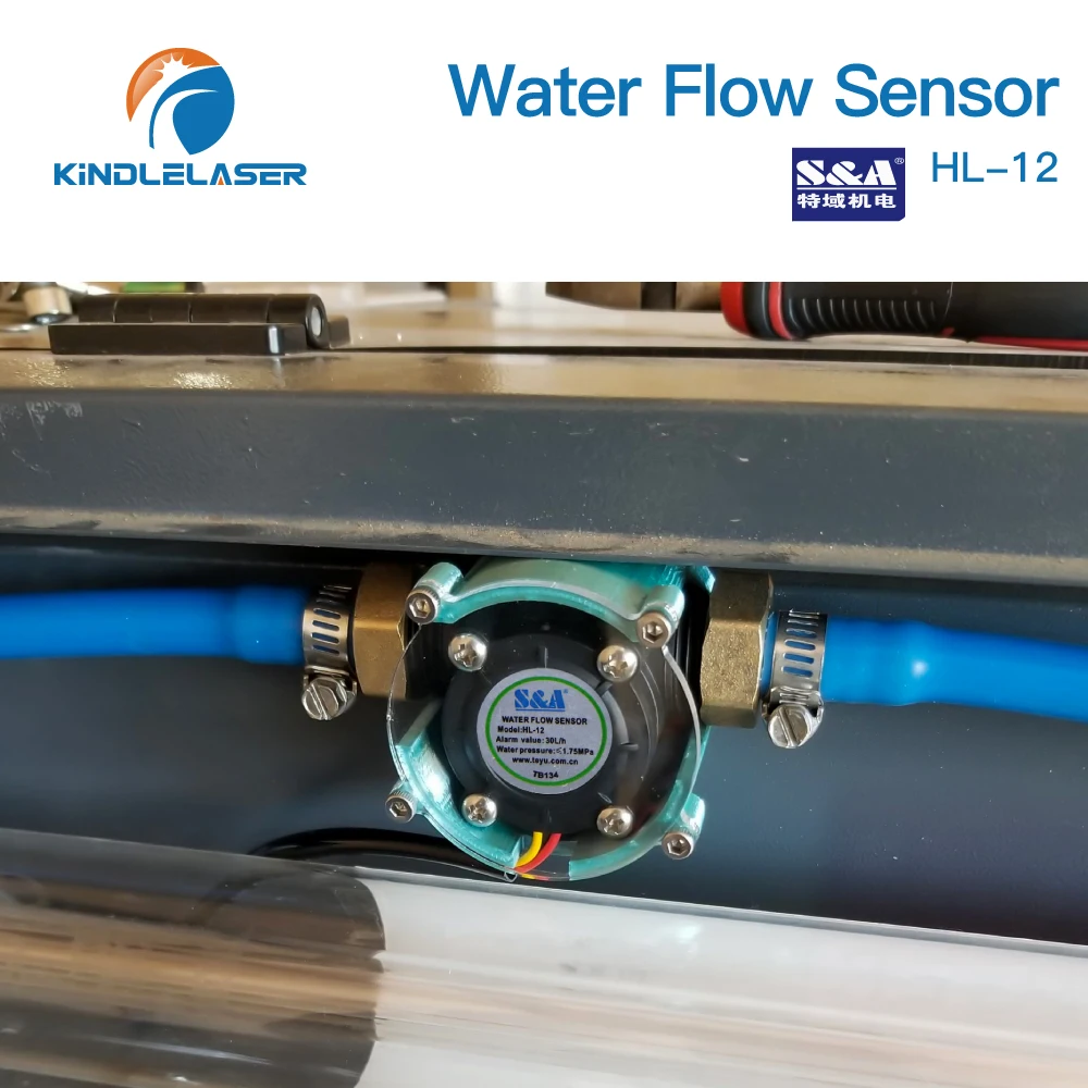 KINDLELASER مستشعر مفتاح تدفق المياه HL-30 لمبرد S&A لآلة قطع النقش بالليزر CO2 #6