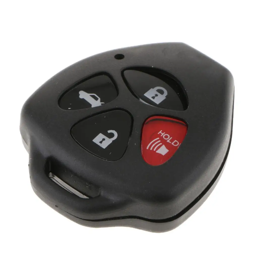 Replacement Car 4 Button Key Shell Case for Plastic